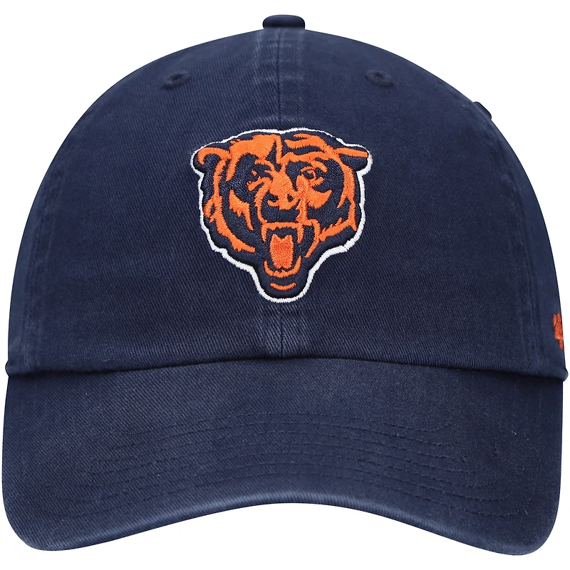 Youth '47 Navy Chicago Bears Mascot Logo Clean Up Adjustable Hat