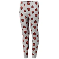 Ensemble de nuit t-shirt et pantalon à manches longues pour jeunes Chicago Bears