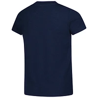 Youth Homage Navy Chicago Bears Love Sign x ASL 2.0 Tri-Blend T-Shirt