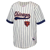 Youth Mitchell & Ness Walter Payton Cream Chicago Bears Retired Player Name Number Baseball Jersey