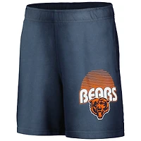 Youth Navy Chicago Bears Beach Bum Sun-Bleached French Terry Shorts