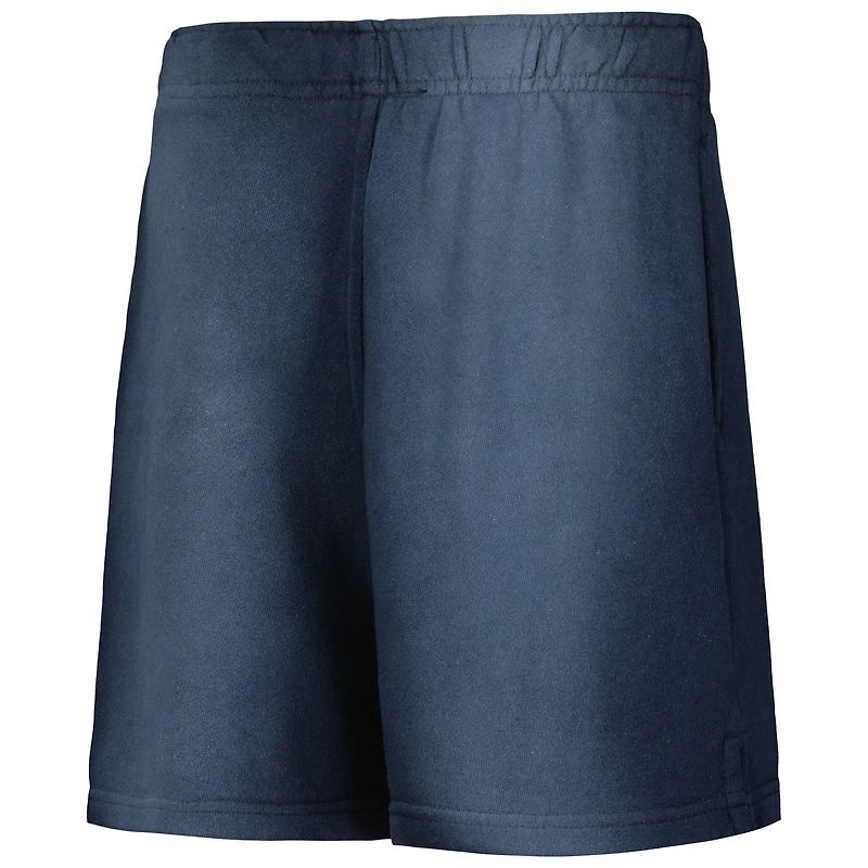 Youth Navy Chicago Bears Beach Bum Sun-Bleached French Terry Shorts