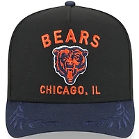 Youth New Era  Black/Navy Chicago Bears 2025 NFL Draft A-Frame 9FIFTY Snapback Hat
