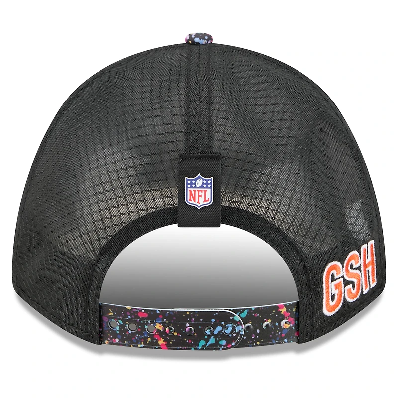 Casquette ajustable 9FORTY NFL Crucial Catch 2025 des Chicago Bears de New Era pour jeunes