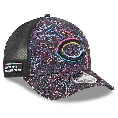 Casquette ajustable 9FORTY NFL Crucial Catch 2025 des Chicago Bears de New Era pour jeunes