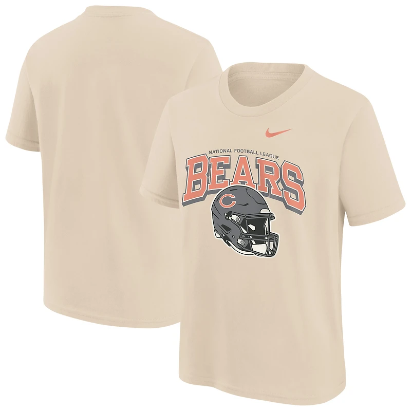T-shirt Nike Easy Lane naturel pour jeunes Chicago Bears