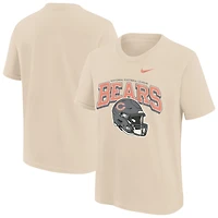 T-shirt Nike Easy Lane naturel pour jeunes Chicago Bears