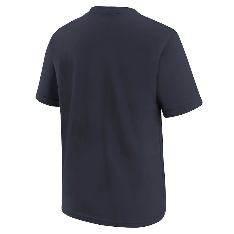 T-shirt Nike bleu marine pour enfant avec logo des Chicago Bears