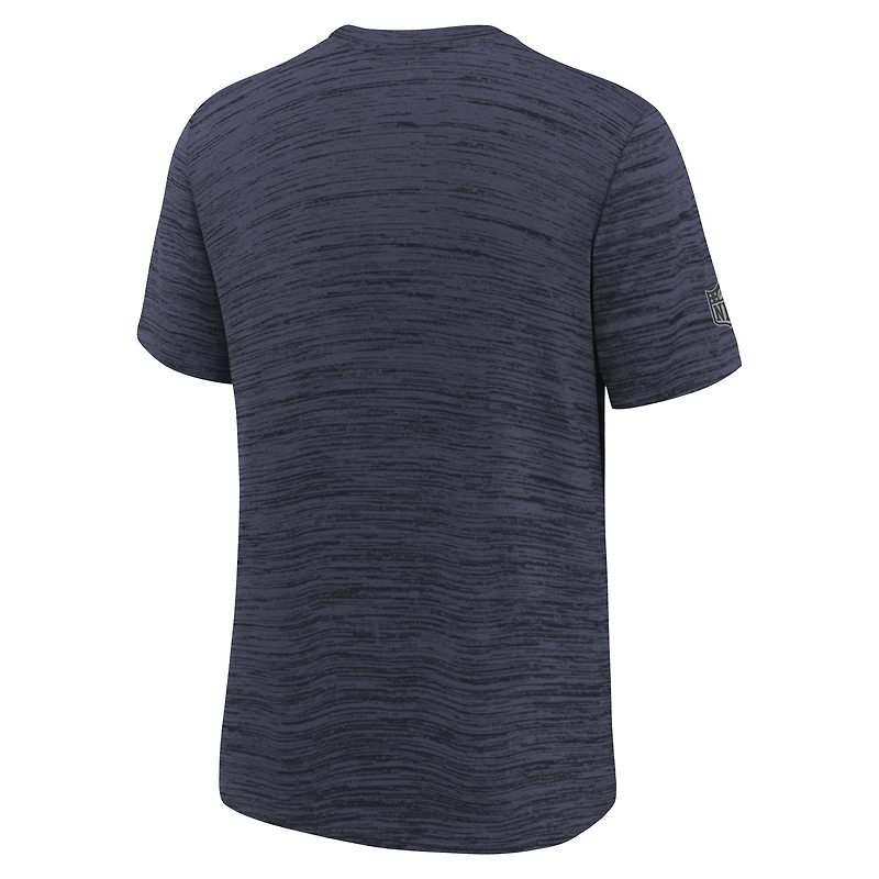 T-shirt Nike Dri-FIT bleu marine Chicago Bears pour jeunes