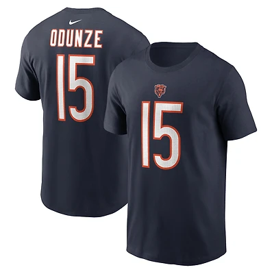 Youth Nike Rome Odunze Navy Chicago Bears First Round Pick Name & Number T-Shirt