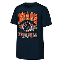 Youth Outerstuff  Navy Chicago Bears Kick Off T-Shirt