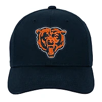 Youth Outerstuff Navy Chicago Bears Pre-Curved Snapback Hat