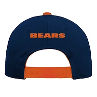 Youth Outerstuff Navy Chicago Bears Team Pre-Curved Adjustable Hat