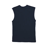 Youth Wes & Willy  Heather Navy Chicago Bears Muscle Tank Top
