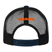Casquette ajustable Chicago Bears Essentials blanche/bleu marine pour jeunes