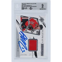 Alex DeBrincat Chicago Blackhawks dédicacés 2017-18 Upper Deck Ultimate Collection Maillots Red Relic #91 #/299 Beckett Fanatics Témoin authentifié 9/10 Rookie Card