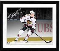 Anton Frondell Chicago Blackhawks Autographed 16" x 20" NHL Debut Spotlight Photograph with "NHL Debut 3/24/26" Inscription