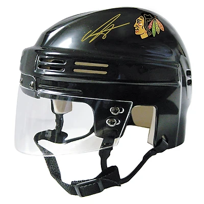 Anton Frondell Chicago Blackhawks Autographed Black Mini Helmet