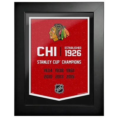 Blackhawks de Chicago - Oeuvre encadrée Team Empire 12'' x 16''