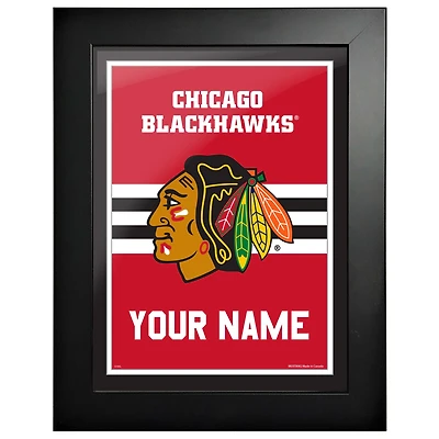 Blackhawks de Chicago - Cadre photo personnalisé d'équipe de 12'' x 16''