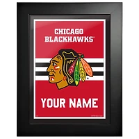 Blackhawks de Chicago - Cadre photo personnalisé d'équipe de 12'' x 16''