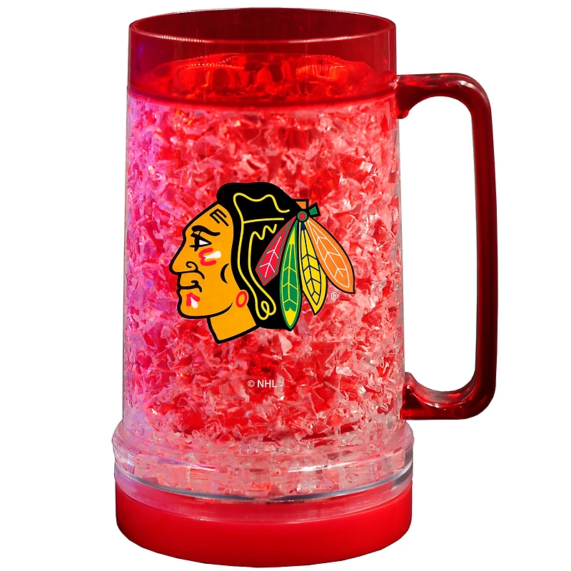 Blackhawks de Chicago - 16oz. Tasse de congélation lumineuse