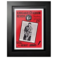 Chicago Blackhawks 1960 Chicago Stadium Review - 12'' x 16'' Framed Program Cover