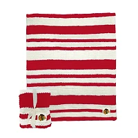 Chicago Blackhawks 50" x 60" Cable-Knit Throw Blanket