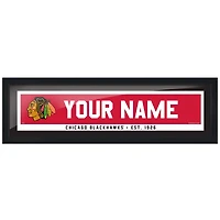 Chicago Blackhawks - 6'' x 22'' Team Personalization Picture Frame