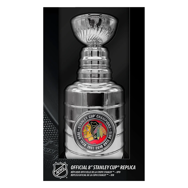 Blackhawks de Chicago - Réplique de la Coupe Stanley 8''