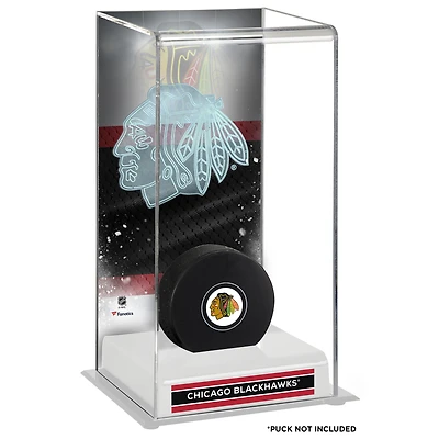 Étui de luxe pour rondelle de hockey haut des Blackhawks de Chicago
