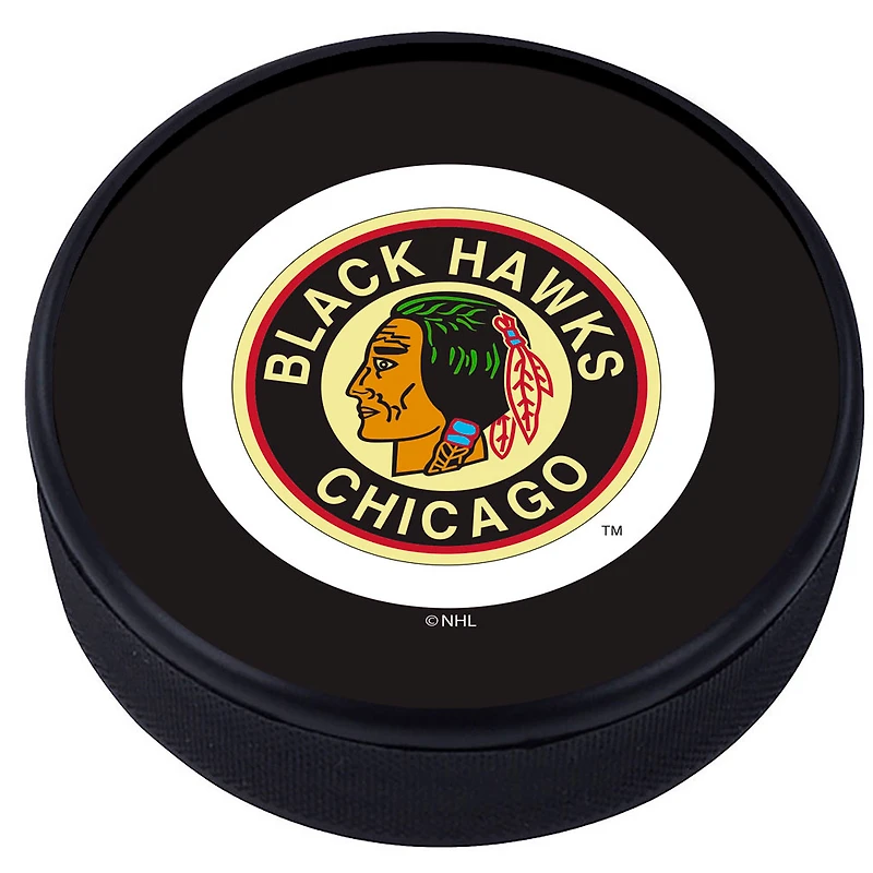 Chicago Blackhawks - Rondelle de hockey classique texturée