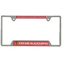 Cadre de plaque d'immatriculation en métal WinCraft des Blackhawks de Chicago