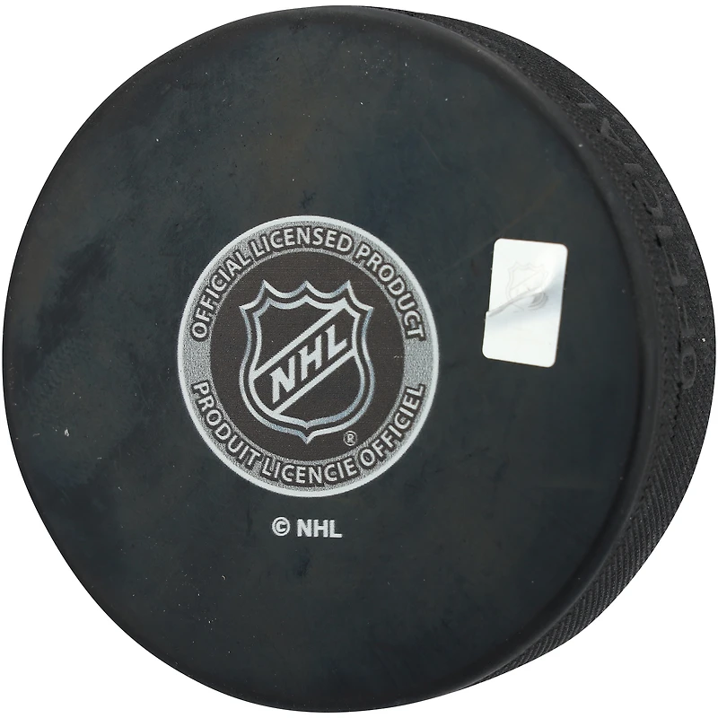 Chris Chelios Chicago Blackhawks Autographed Hockey Puck with "HOF 13" Inscription