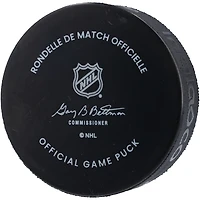 Connor Bedard Chicago Blackhawks Autographed 2024 NHL Winter Classic Official Game Puck