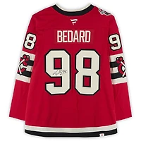 Maillot Fanatics Premium autographié par Connor Bedard des Blackhawks de Chicago pour la Classique d'hiver 2025