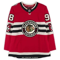 Maillot Fanatics Premium autographié par Connor Bedard des Blackhawks de Chicago pour la Classique d'hiver 2025