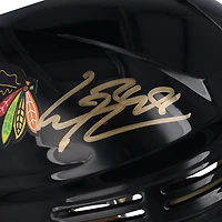 Connor Bedard Chicago Blackhawks Autographed Black Mini Helmet