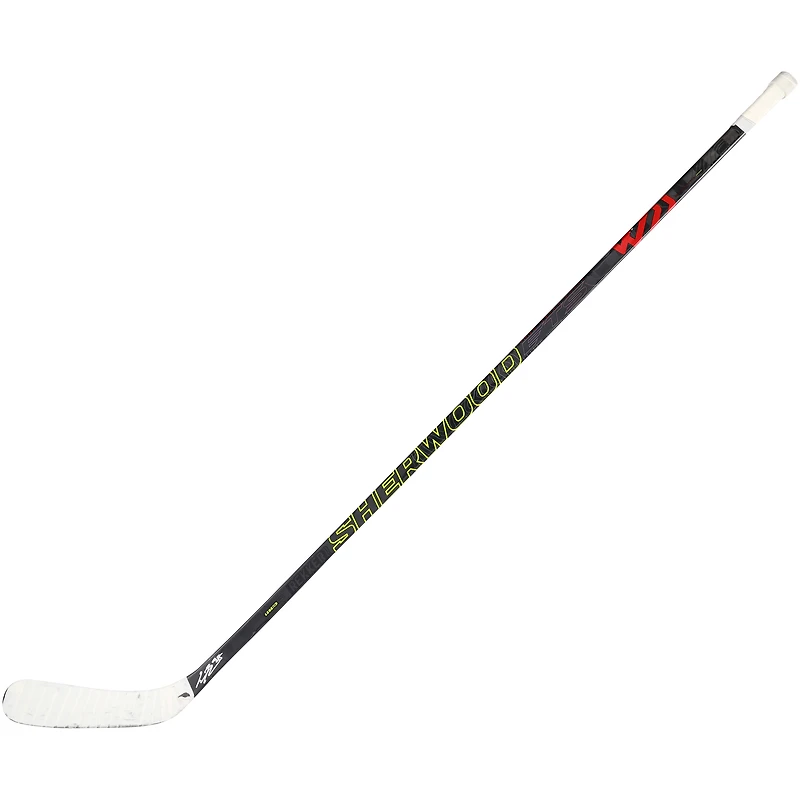 Connor Bedard Chicago Blackhawks Autographed Game-Used Black Sherwood Stick from the 2024-25 NHL Season - NR81044617
