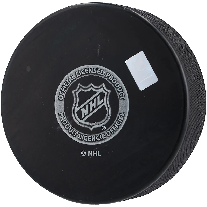Connor Bedard Chicago Blackhawks Autographed Hockey Puck with "2024 Calder" Inscription