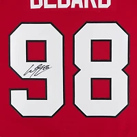 Maillot authentique Pro dédicacé par Connor Bedard des Blackhawks de Chicago, Red Fanatics