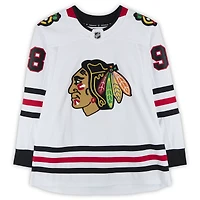 Maillot Fanatics blanc autographié par Connor Bedard des Blackhawks de Chicago