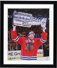 Duncan Keith Chicago Blackhawks Autographed 16" x 20" 2015 Stanley Cup Champions Raising Cup Photograph with "3x SC Champs" & "HOF 25" Inscriptions Limited Edition #10/10