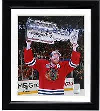 Duncan Keith Chicago Blackhawks Autographed 8" x 10" 2015 Stanley Cup Champions Raising Cup Photograph