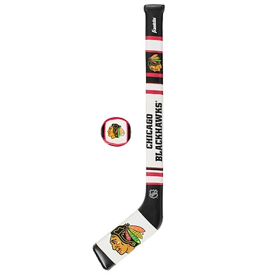 Franklin Sports Chicago Blackhawks Soft Sport Hockey Set
