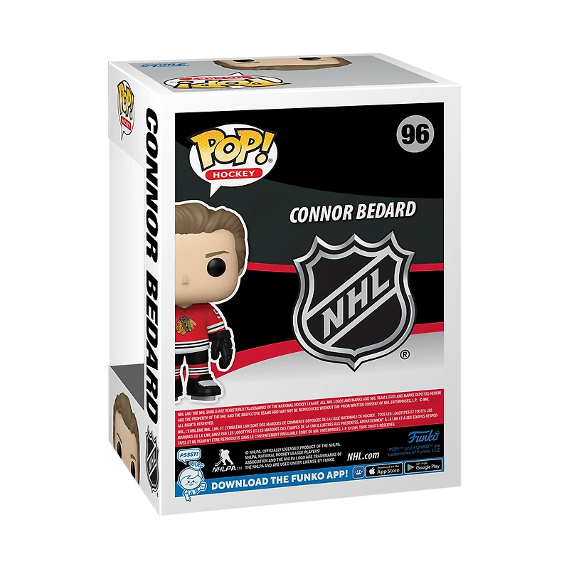 Funko Pop! Chicago Blackhawks #96 Connor Bedard Vinyl Figure