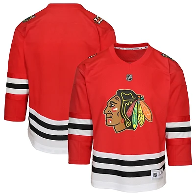 Maillot réplique du centenaire des Chicago Blackhawks pour bébé rouge
