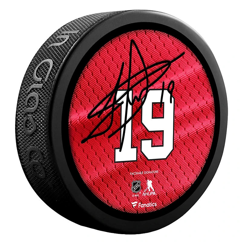 Rondelle de hockey non signée Fanatics Exclusive Player des Blackhawks de Chicago de Jonathan Toews - Édition limitée à 1 000 exemplaires
