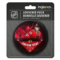 Rondelle de hockey non signée Fanatics Exclusive Player des Blackhawks de Chicago de Jonathan Toews - Édition limitée à 1 000 exemplaires