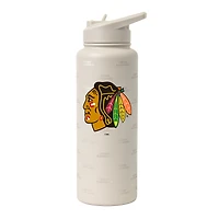 Bouteille isotherme Logo Brands Chicago Blackhawks 34 oz Sand Ghost